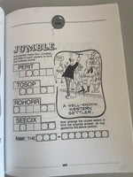 <€€ New Vintage 1998 JUMBLE Grab Bag Puzzle Book by Triumph Books