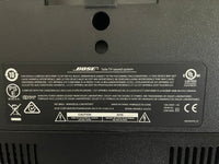 <€€* Bose Solo TV Sound System Model 410376 Black with Power Cord w/ Remote *No Power, For Parts*