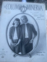 a* Vintage Columbia Minerva 711 Pattern Book 1954 Women Daughter Children Ephemera