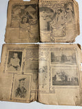 € AS-IS Antique 1904 Newspaper St Louis Globe Democrat Ephemera Delicate Lot#10