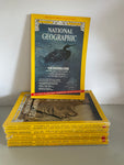 Vintage National Geographic Magazines Lot of 9 1970