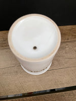Ceramic Rum Chata Horchata Con Ron Travel Drink Coffee Tea Mug Cup Silicone Lid White