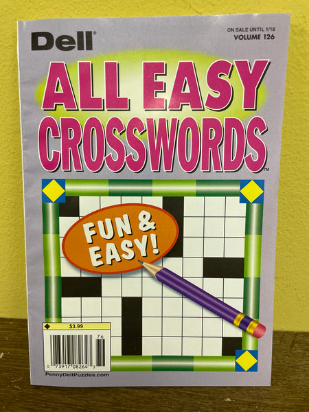 NEW Dell’s All Easy Crosswords January 2023 Volume 126