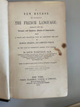 € Antique The NEW METHOD OF LEARNING The FRENCH LANGUAGE 1872 Fasquelle Hardcover