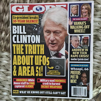 NEW GLOBE Magazine July 11, 2022 Bill Clinton UFOs Area 51