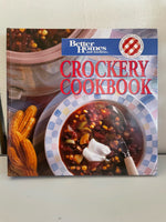 <€€ Better Homes & Gardens Crockery Cookbook Softcover Spiral Bound Recipes 1994 Slow Cook