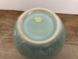 [Updt] a** Vintage Green Ginger Jar Vase Urn Pot Without Lid Ceramic Pottery China