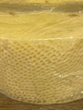 ~ New 6.75” Round 3 Wick CANDLE Gold Yellow Honeycomb Handcrafted #9199