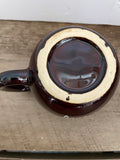 Vintage Brown Glazed Hawaii Stoneware Coffee Mug Personalized IUKI JUDY