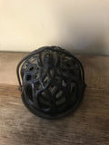 ~€ Antique/Vintage Early 1920's Black Cast Iron Yarn Twine Ball Holder Country Store Grocery Bakery