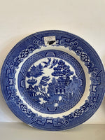 € Antique 75 Allertons Willow Blue Set/4 10” Dinner Plates England