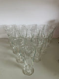 a** Vintage Set/15 Soda Fountain Parfait Glasses Clear 6” East Atlanta Pharmacy