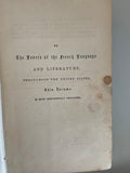 € Antique The NEW METHOD OF LEARNING The FRENCH LANGUAGE 1872 Fasquelle Hardcover