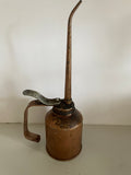 €* Vintage Dutton-Lainson Co. Finger Trigger Pump Oil Can & Oiler Copper Color Long Nozzle