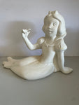 Vintage Plaster of Paris Figurine Disney Snow White Ready to Paint or Glaze 14.5” L