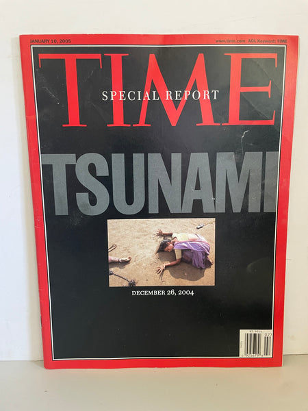 Vintage TIME Magazine TSUNAMI January 10 2005 Vol 165 No 2 Special Report