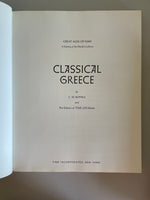 Vintage TIME LIFE Great Ages of Man A History of the Worlds CLASSICAL GREECE 1965  Hardcover