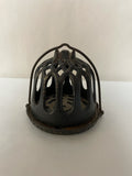 ~€ Antique/Vintage Early 1920's Black Cast Iron Yarn Twine Ball Holder Country Store Grocery Bakery