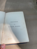 € Antique Book 1869 “Poems” by John G. Saxe Hardcover Thirty Sixth Edition