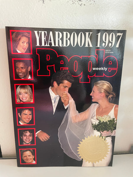 Vintage PEOPLE Magazine 1997 Yearbook JFK Jr & Carolyn Cover Gold Seal Collector