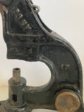 €<a* Vintage Cast Iron PONY Rivet Puncher Press Tool Leather Patent 1900s Bench Mount #17, #18