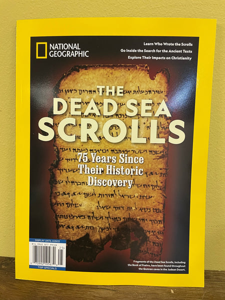 NEW National Geographic Magazine The Dead Scrolls April 2022