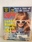 Vintage 1997 July 22  LeAnn Rimes Cover Country Weekly Magazine Hank Jr, Judds