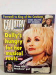 Vintage 1998 July 28 Dolly Parton Cover Country Weekly Magazine Roy Rogers, Vince Gill
