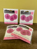New Lot/12 Count 6” Pink Paper Mini Fan Hanging Decoration Party Supply by Unique Brand