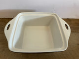 a** S&P Villa Tuscany Black 8” Square Casserole Serving Dish Oven/Microwave