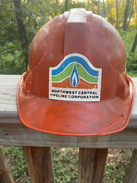 * Vintage Northwest Central Pipeline Corporation Willson Jet-Cap Orange Hard Hat  USA