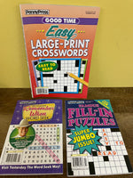 NEW Set/3 PennyPress Word Seeks Crossword Fill In Puzzle Books Remember When June 2022