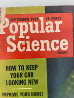 ~ Vintage POPULAR SCIENCE Magazine September 1965 MCM