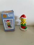 Vintage 1997 Looney Tunes Ceramic Tweety Bird Christmas Ornament Figurine Warner Bros Rare