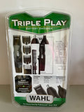 New Wahl Triple Play Battery Groomer 12 Piece Groom & Trim Sealed