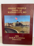 * Ararat Temple Kansas City Missouri 1994 J.  Cummins Hardcover Freemasonry Shriners
