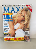 Vintage Maxim Magazine August 2003-Anna Kournikova, Kimberly Caldwell & Paris Hilton VG