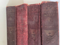 ~€ [dates,updt] Vintage Set/4 Volumes of Dickens Works Hardcover