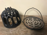 ~€ Antique/Vintage Early 1920's Black Cast Iron Yarn Twine Ball Holder Country Store Grocery Bakery