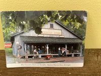 [L] <€€ Vintage Unused Country Store at Skylake Sautée-Nacoochee Georgia Postcard Coca Cola