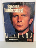 Vintage Sports Illustrated Joe Montana San Francisco 49ers Cover August 6, 1990