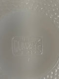 a** Vintage GLASBAKE Divided Oval Vegetable Serving Dish J239 Milk Glass Microwave 8.5x12