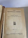 ~€ [dates,updt] Vintage Set/4 Volumes of Dickens Works Hardcover