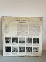 Vintage Lot/3 JOHNNY CASH Records LP Vinyl Album Songs of Our Soil, Walk the Line, Ring of Fire