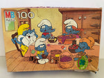 * Vintage 1987 Children’s SMURF 100 Piece Puzzle by MB Puzzles Complete #4190-5