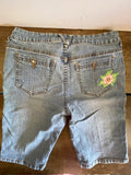 Vintage Girls Youth Arizona Jean Co. Bermuda Shorts Sz 14R 25” Waist Flamingo