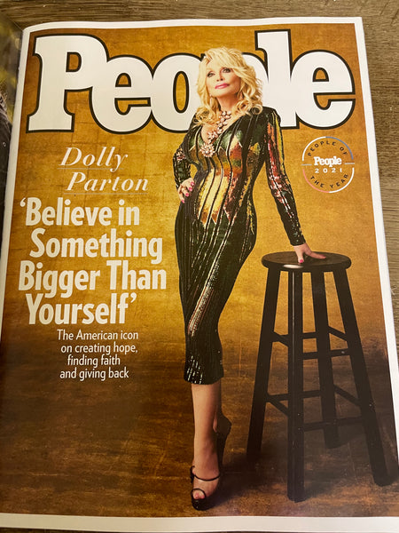 £€* NEW PEOPLE Magazine People of the Year 2021 Dolly Parton Cover December 13
