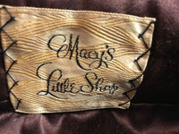 Vintage Womens Medium Sz 8-10 Macy’s Little Shop Dark Brown Mink Fur Coat 2-Tone 1950s