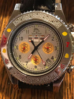 New Mens TECHNO MASTER Watch Las Vegas Gambler's Collectible Limited Edition Watch NIB