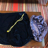 *Deep Blue Velvet Lined Santa Gift Bag Holiday Christmas Various sizes/quantities